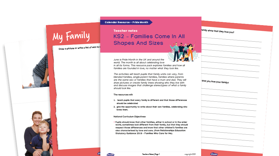 Pride Month 2023 families resource